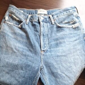 Agolde Women's Relaxed Blue Jeans